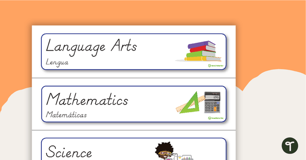 Go to Visual Daily Schedule - English/Spanish teaching resource