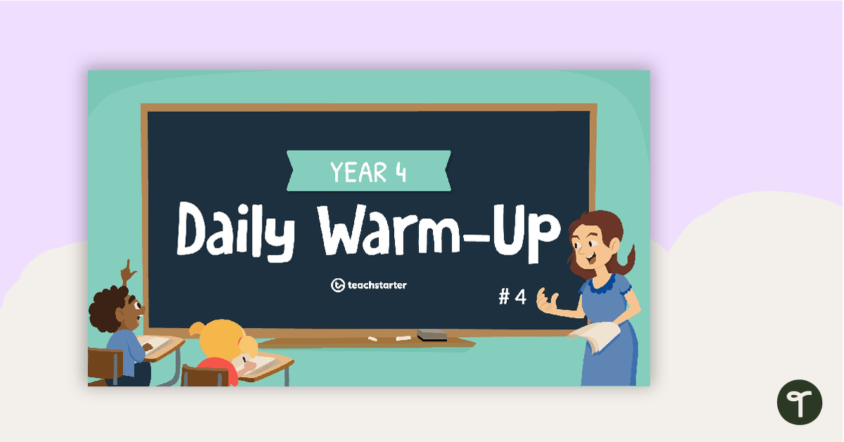 Year 4 Daily Warm-Up – PowerPoint 4 teaching resource