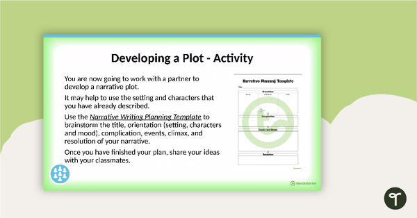 Developing Narrative Features PowerPoint - Grade 5 and Grade 6 teaching resource