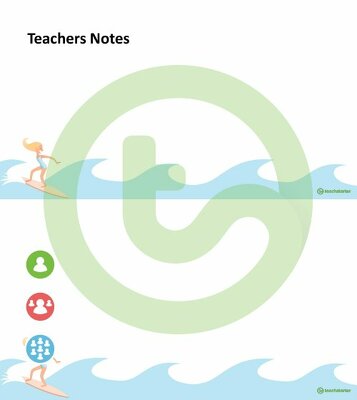 Surf's Up - PowerPoint Template teaching resource