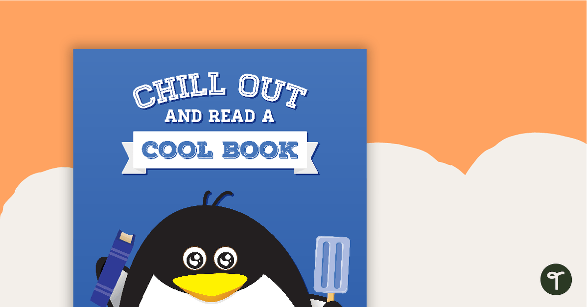 Preview image for Penguin Themed - Book Report Template and Poster - teaching resource