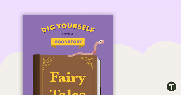 Book Worm Themed - Book Report Template and Poster undefined