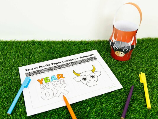 Year of the Ox – Paper Lantern Craft teaching resource