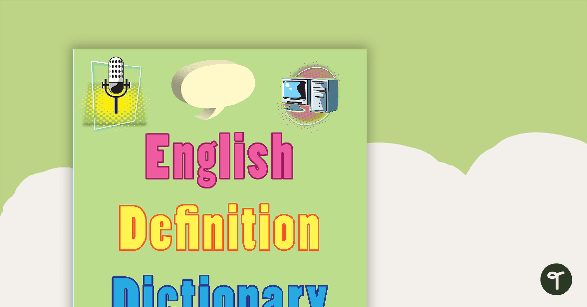 English Definition Dictionary teaching resource