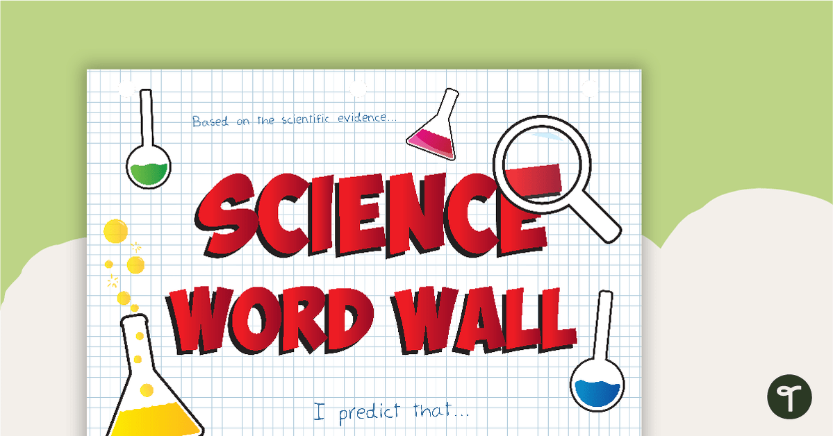 Science Word Wall Poster teaching resource