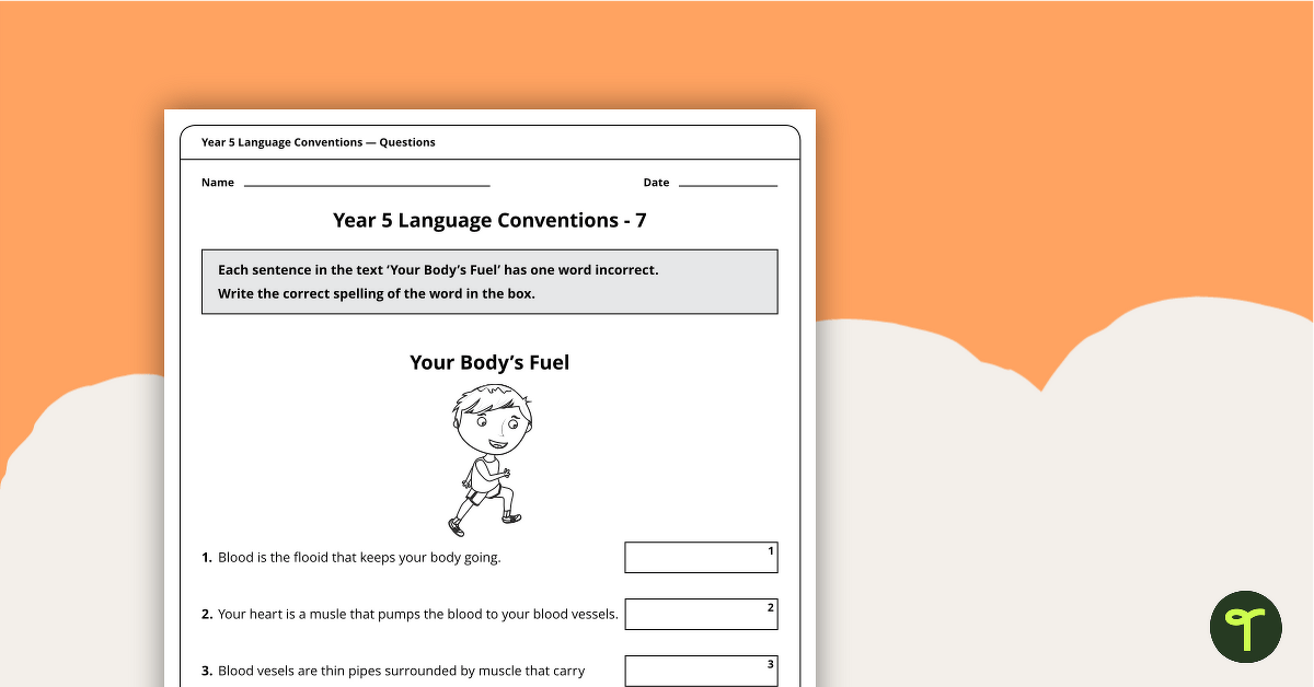 NAPLAN - Language Conventions - Spelling 7, 8 And 9 (Year 5) teaching resource