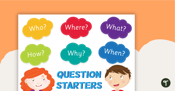 Go to Question Starters Poster teaching resource