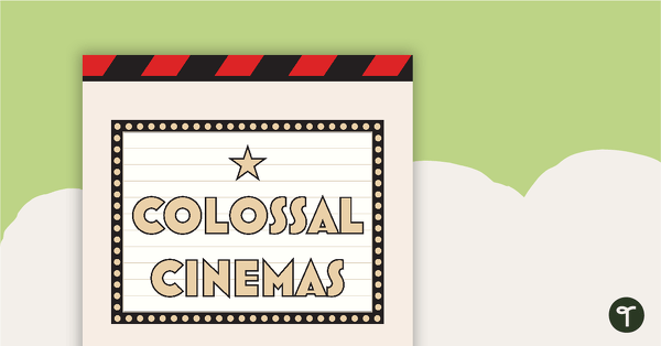 Go to Colossal Cinemas: Save the Seat – Project teaching resource