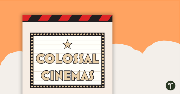 Preview image for Colossal Cinemas: Movie of the Times – Project - teaching resource