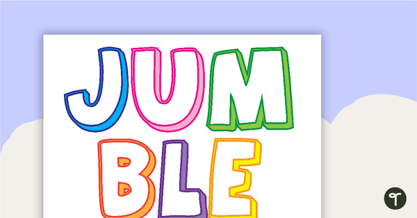 Jumble Mania - Circle Letters teaching resource
