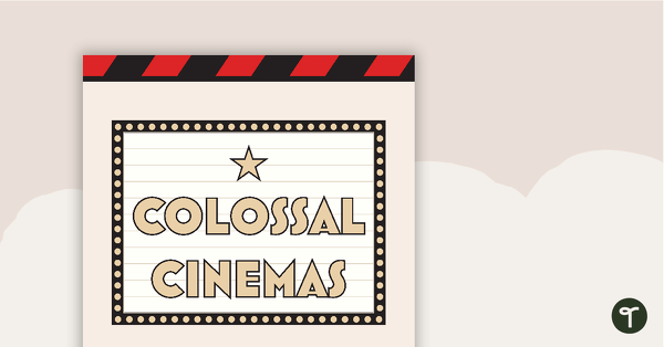 Go to Colossal Cinemas: Movie Merch Mayhem – Project teaching resource
