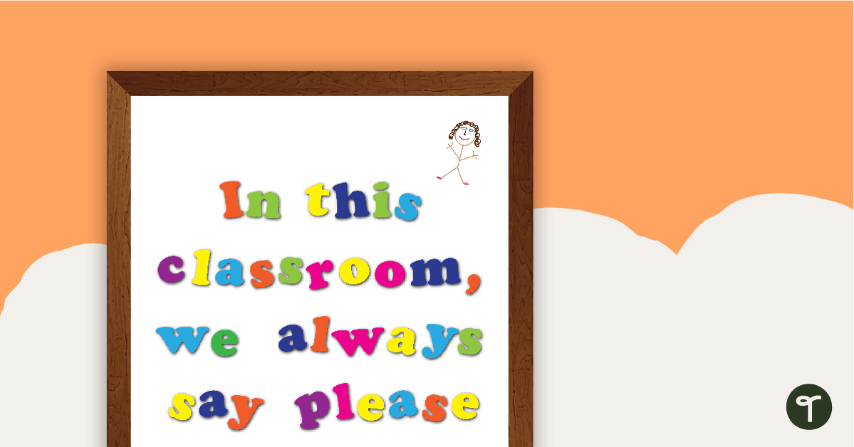 Please and Thank You Sign teaching resource