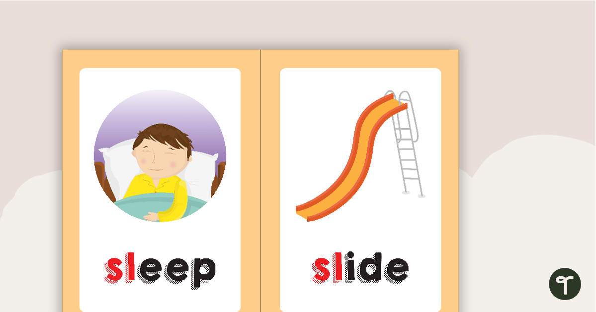 Sl Blend Flashcards teaching resource