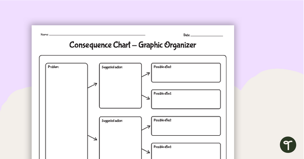 Consequence Chart - Graphic Organizer teaching resource