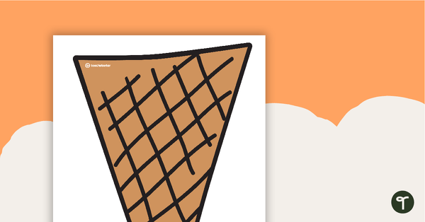 Ice Cream Cone Colours teaching resource