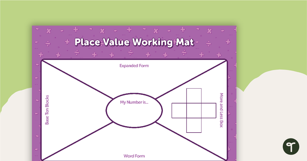 Numeracy Working Mats teaching resource