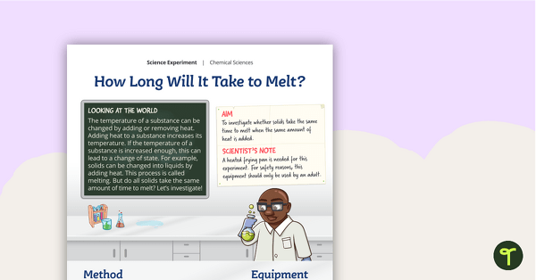 Image of Science Experiment – How Long Will It Take to Melt?