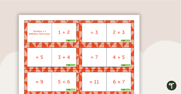 Go to Double +1 Addition Dominoes teaching resource