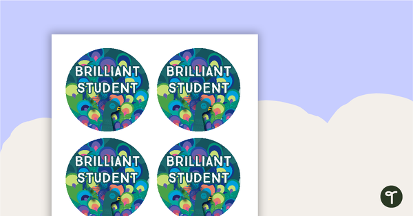 Go to Proud Peacocks - Star Student Badges teaching resource