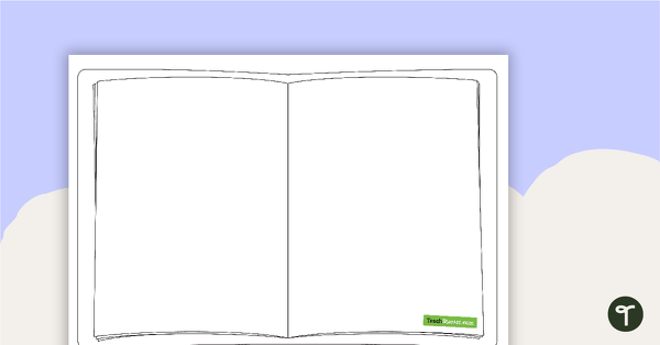 Book Page Border teaching resource