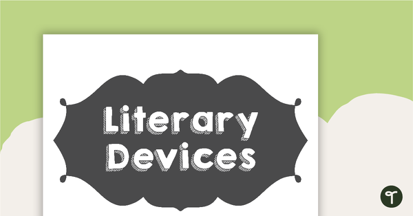 Preview image for Literary Devices Posters - teaching resource