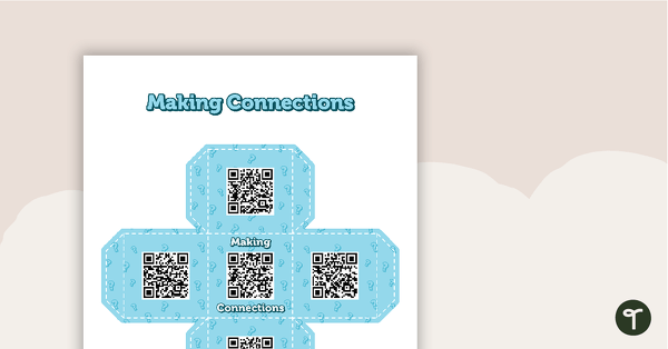 Go to QR Code Super Six Comprehension Question Cubes teaching resource