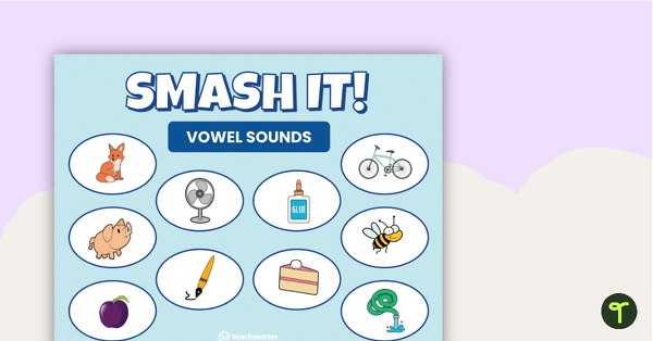Go to SMASH IT! Vowels Game teaching resource