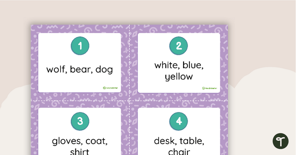 Preview image for ABC Order Scoot (First Letter) - teaching resource