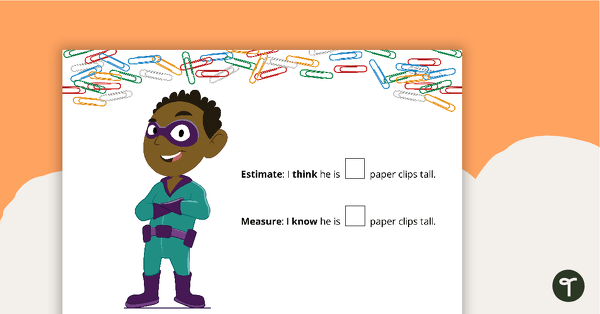 Preview image for Let's Get Measuring – Paper Clips Templates - teaching resource