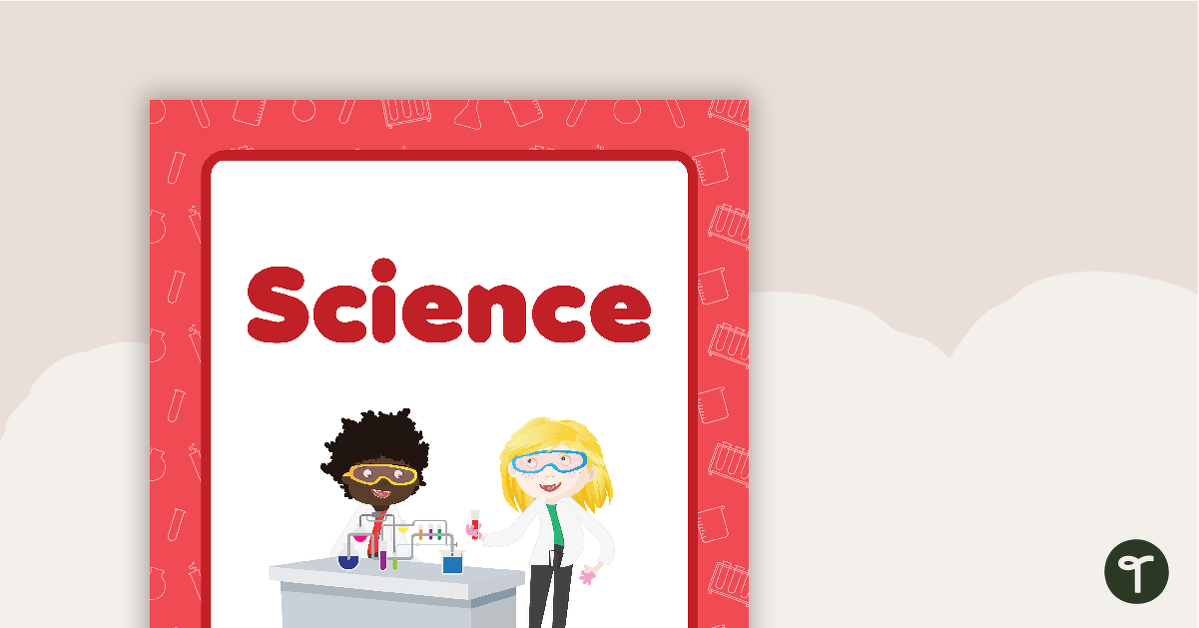 Science Book Cover - Version 1 teaching resource