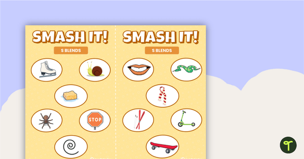 Go to SMASH IT! S Blends Game teaching resource