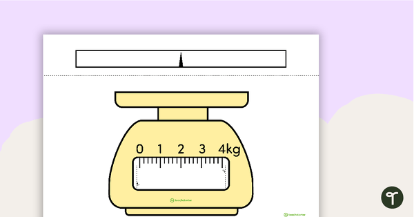 Weighing Scales Templates teaching resource