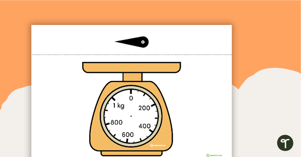 Weighing Scales Templates teaching resource