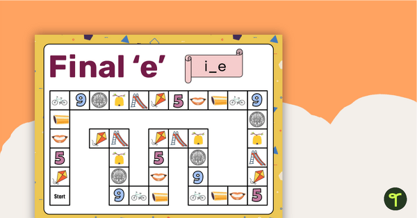 Preview image for Final 'e' Board Game - I_E - teaching resource