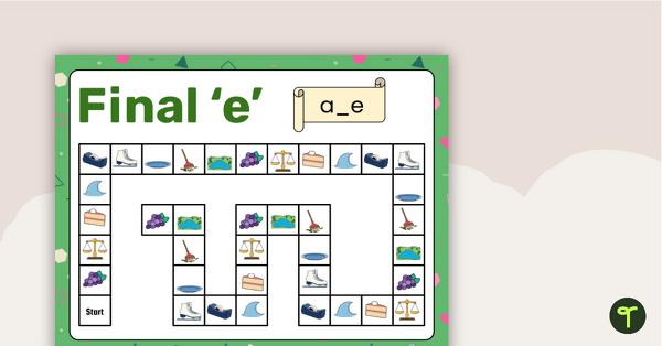 Go to Final e Board Game - A_E teaching resource