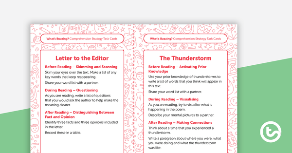 Year 6 Magazine – “What’s Buzzing?” (Issue 2) Task Cards undefined