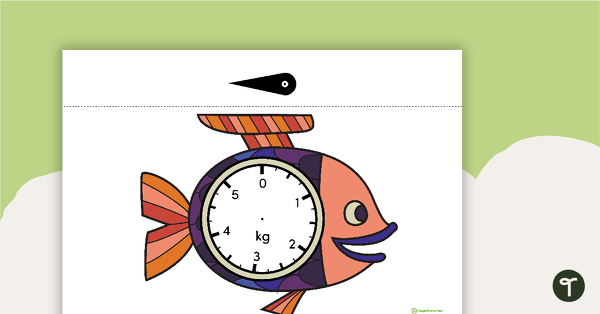 Weighing Scales Templates – Fish Scales teaching resource