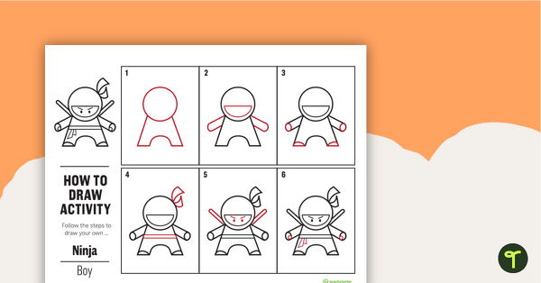 Go to How to Draw for Kids - Ninja Boy teaching resource