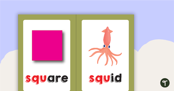 Go to Squ Blend Flashcards teaching resource