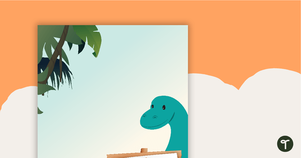 Go to Dinosaurs - Bathroom Break Poster teaching resource