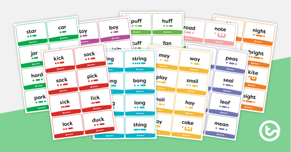 Go to Decodable Sound Button Flashcards – Set 2 teaching resource