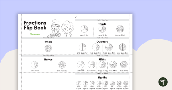 Go to Fractions Flip Book teaching resource