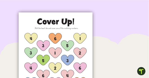 Preview image for Cover Up! – Subitising Numbers Game - teaching resource