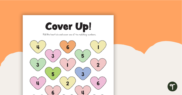 Cover Up! – Subitising Numbers Game teaching resource