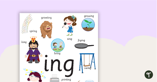 Preview image for Ing Blend Poster - teaching resource