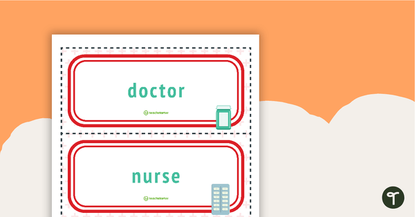 Doctor's Surgery Word Wall - Imaginative Play teaching resource