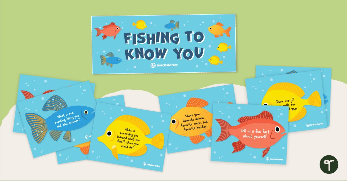 Fishing To Know You teaching resource