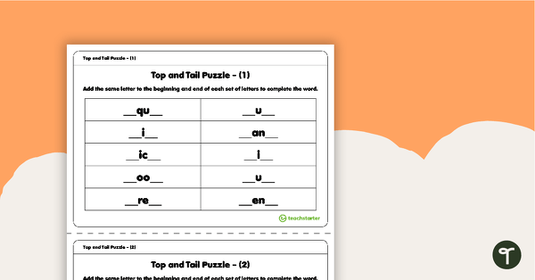 Go to Top and Tail Puzzles teaching resource