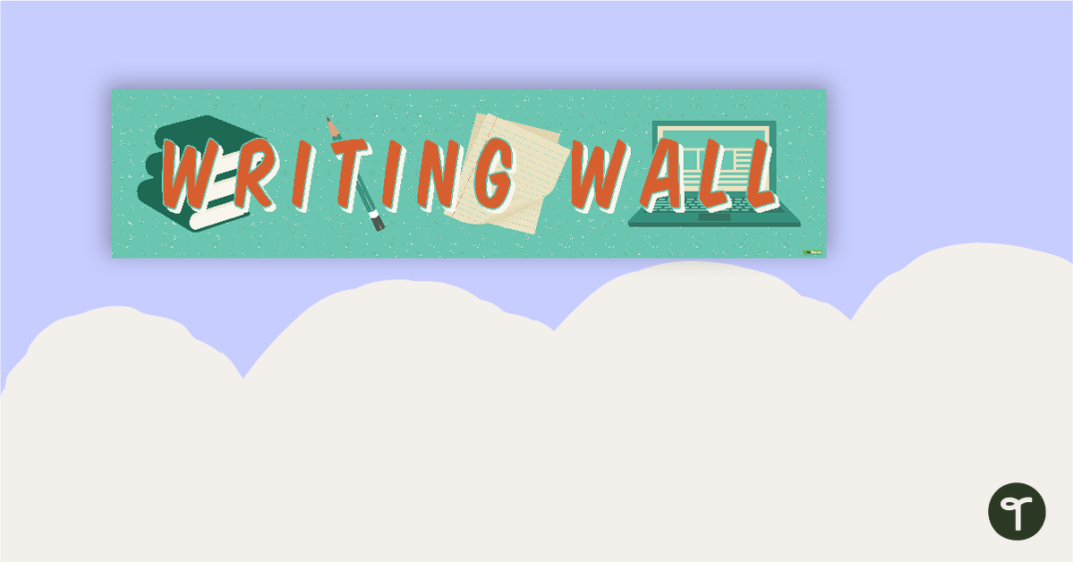 Writing Wall Banners teaching resource