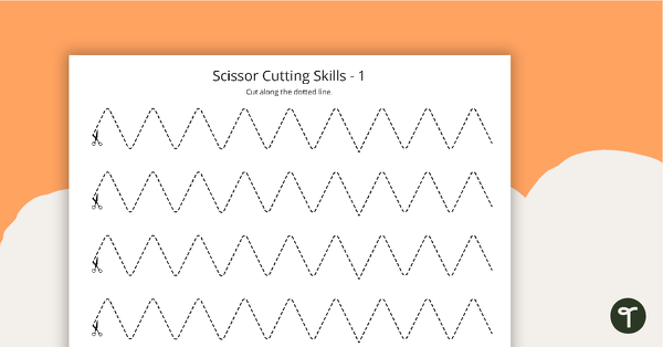 Image of Scissor Cutting Skills Pages